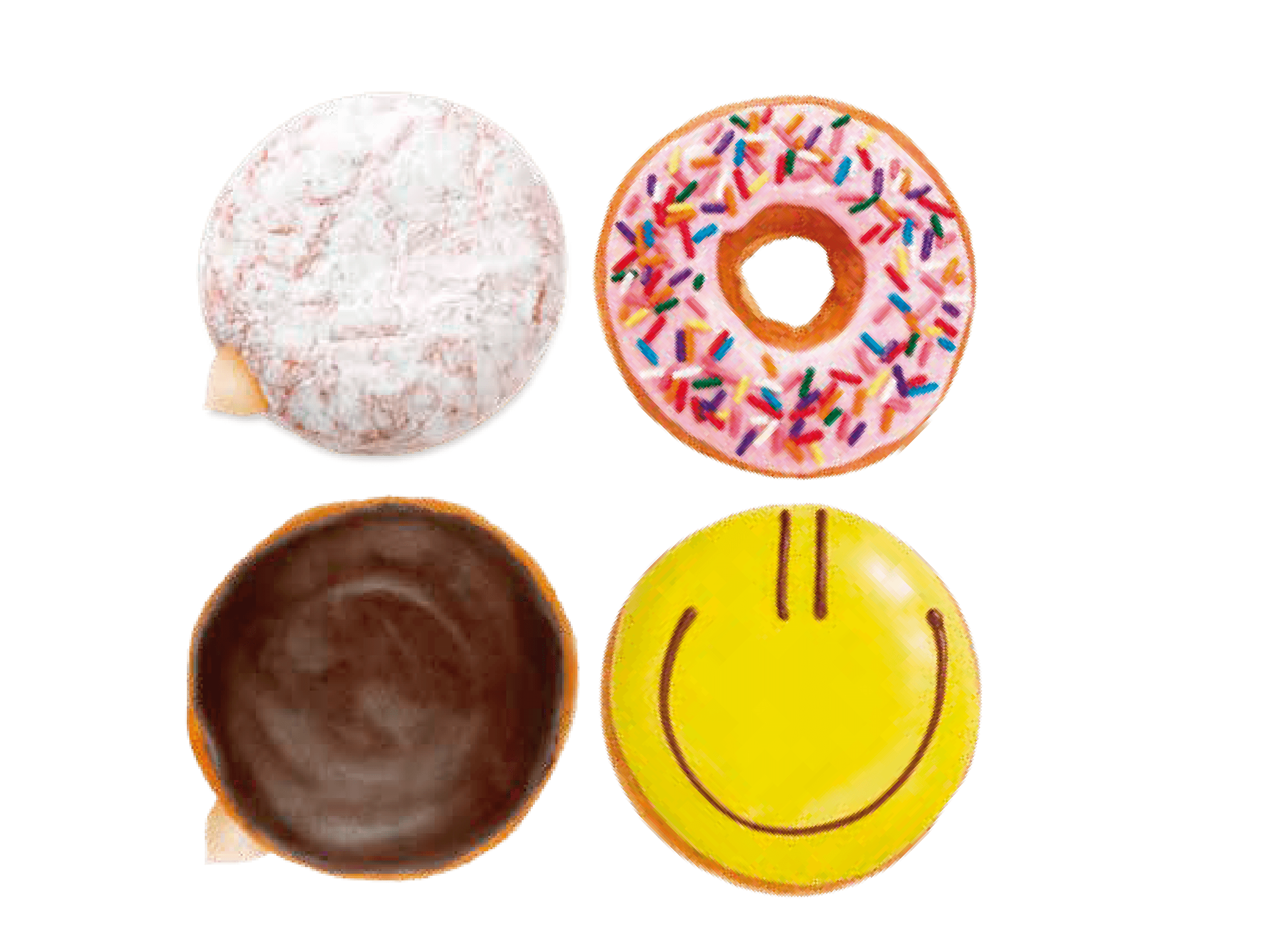4 Donuts Clásicas