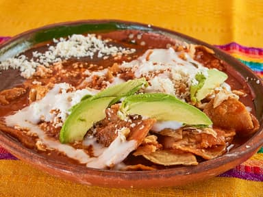 Chilaquiles con Pollo