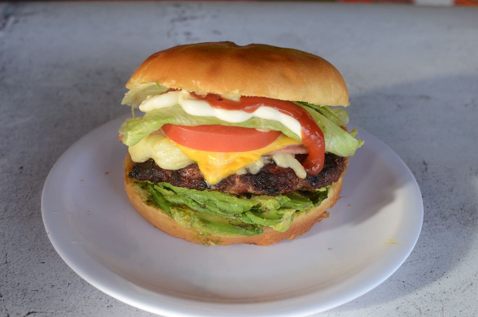 Hamburguesa de Arrachera