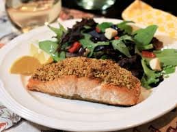 Salmón Pistache