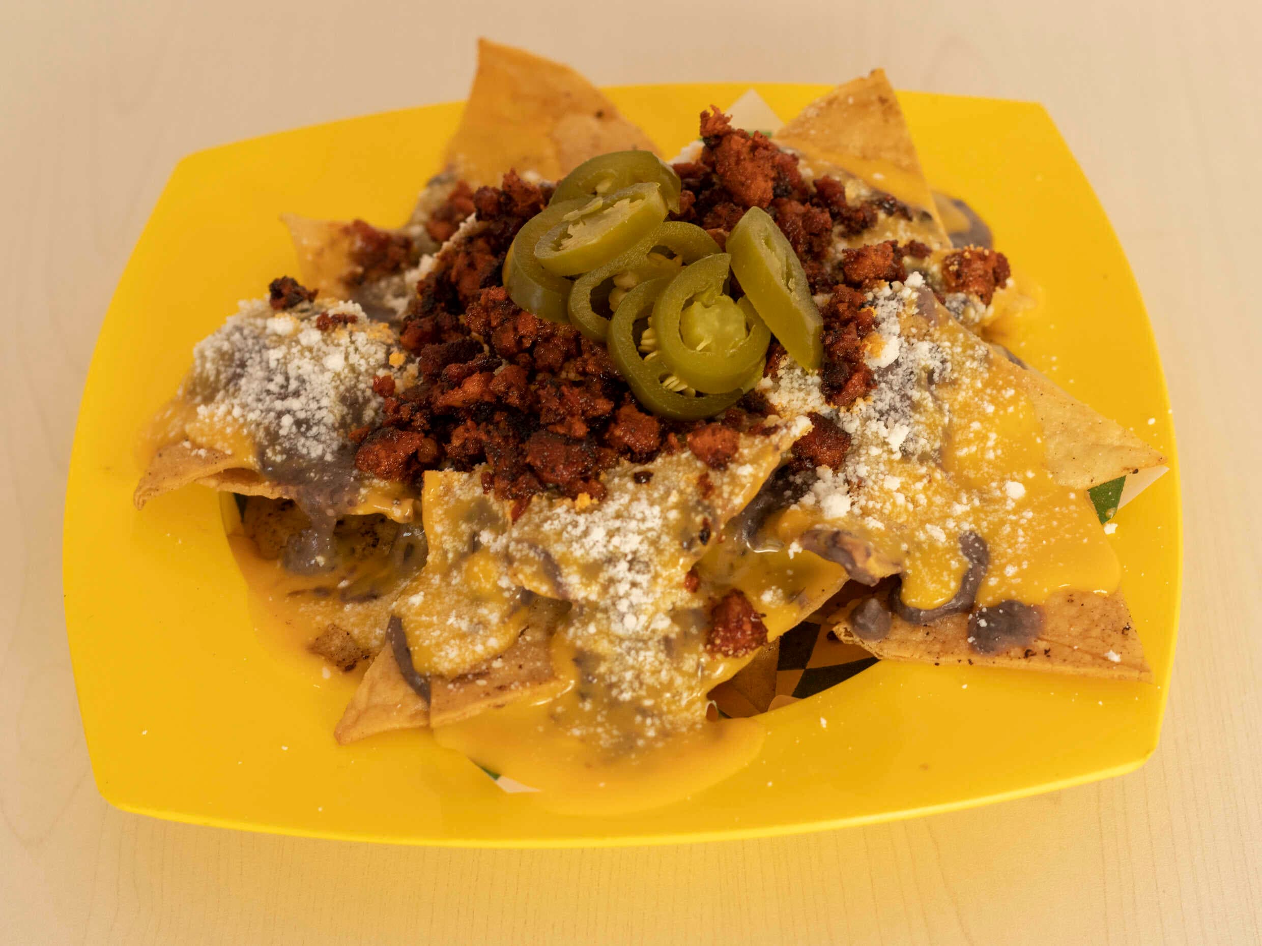 Nachos Tradicionales con Carne a Elegir