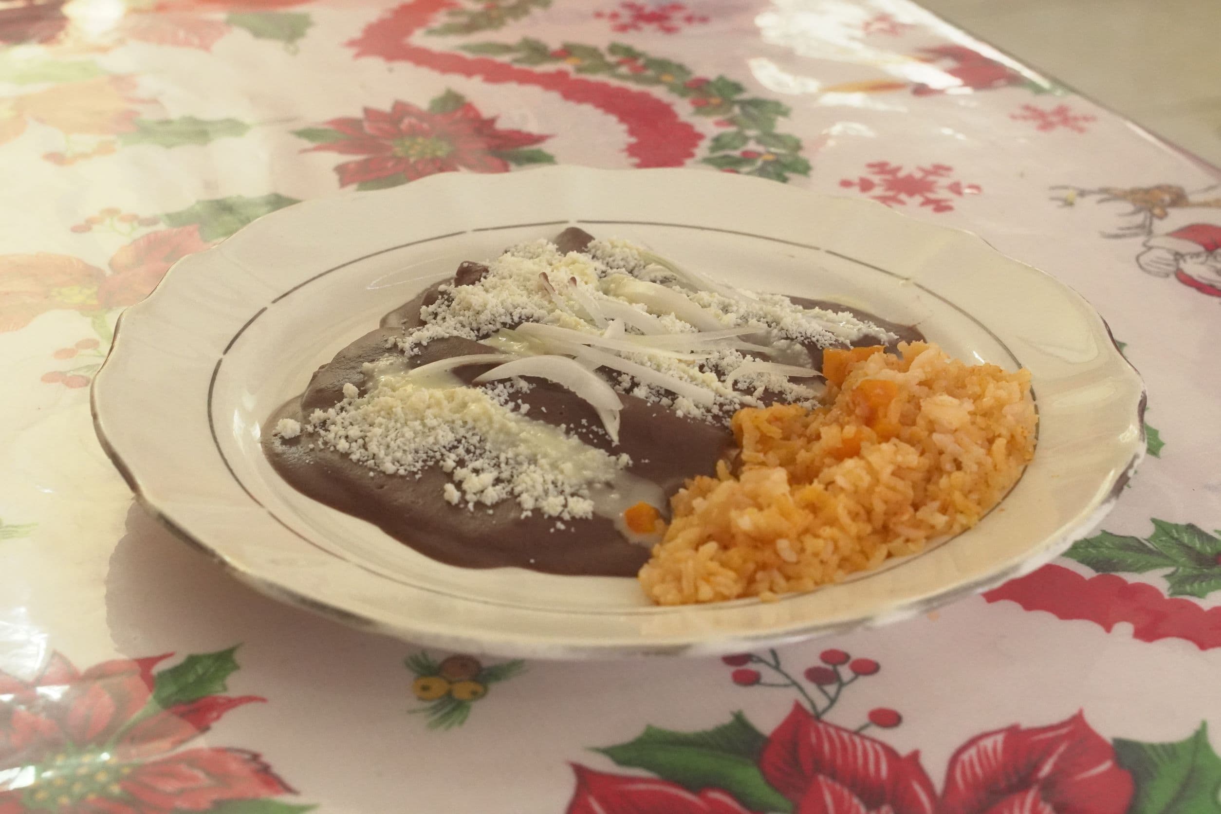 Entomatadas o Enfrijoladas con Carne Asada