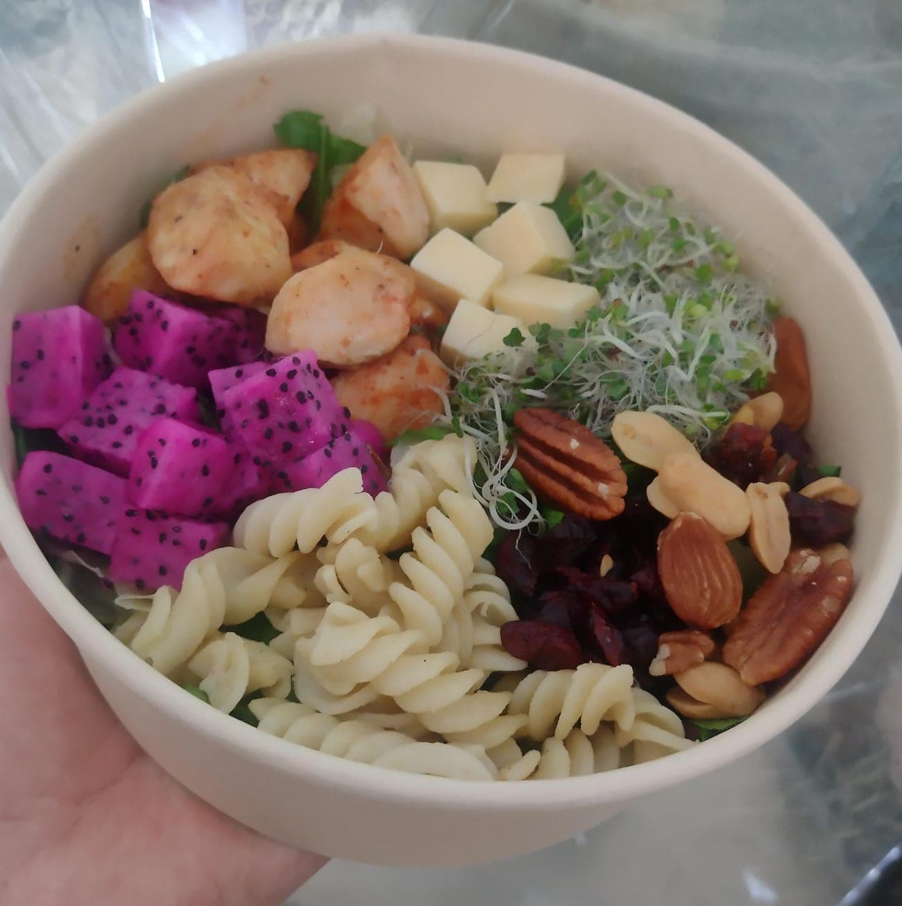 Ensalada con Cubitos de Pollo