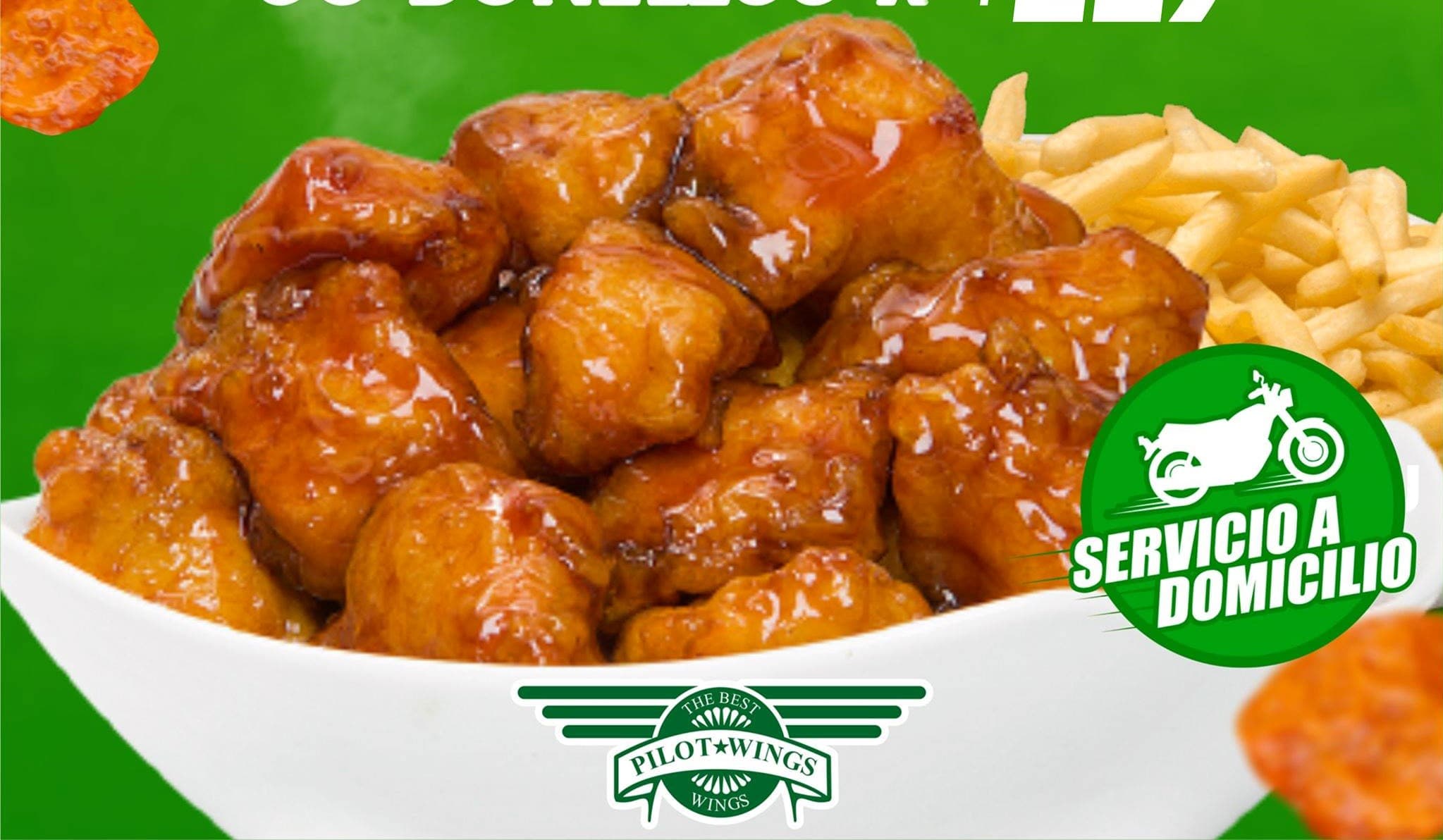100 Piezas de Boneless
