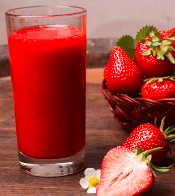 Jugo Natural Fresa en Agua