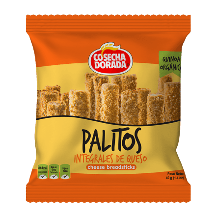 Palitos Cosecha Dorada Queso Bolsa 45 G