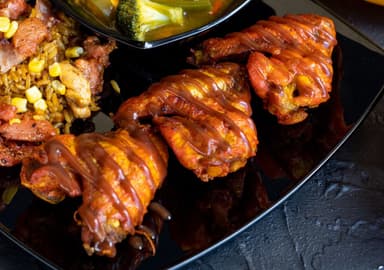 Alitas de Pollo en Salsa BBQ