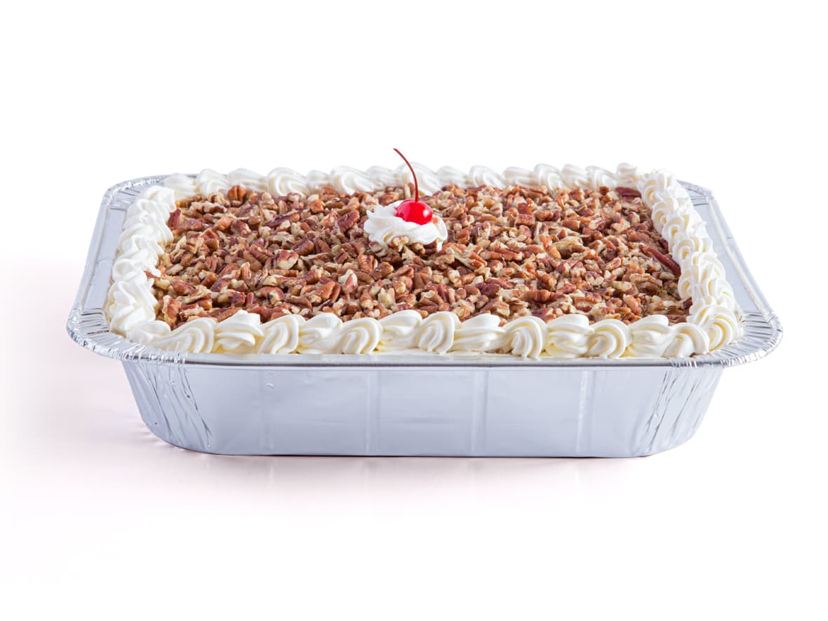 Pastel Tres Leches Nuez para 20 Porciones