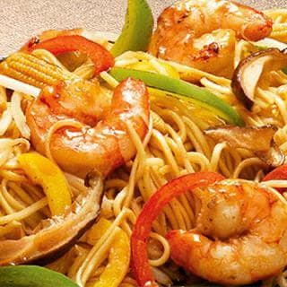Lo Mein con Camarón