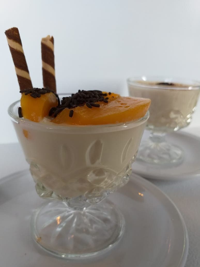 Duraznos con Crema