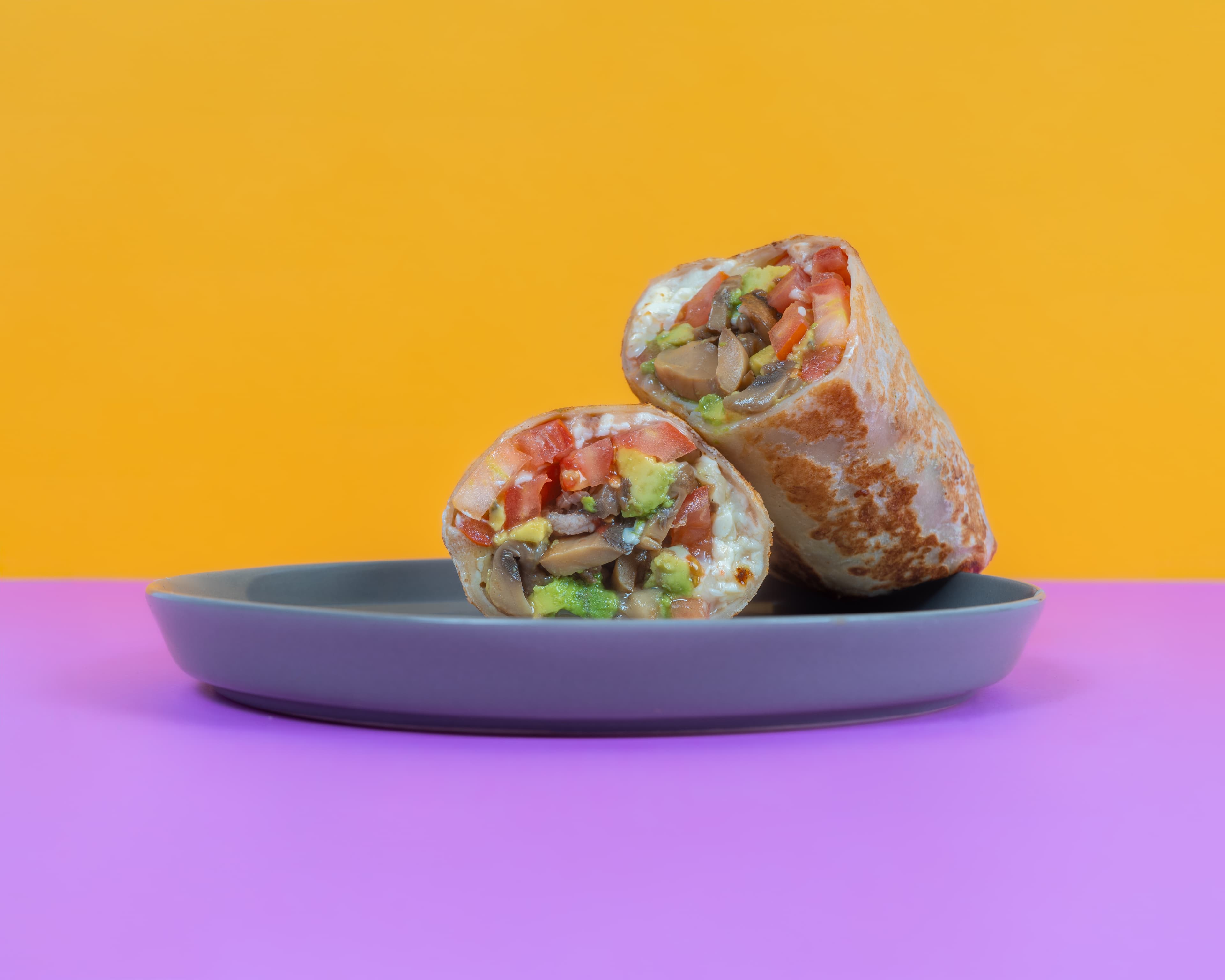 Burrito de Bistec con Champiñon