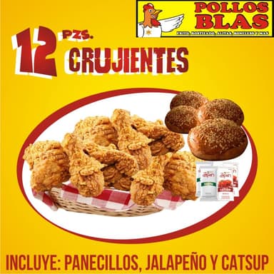 12 Piezas Crujientes