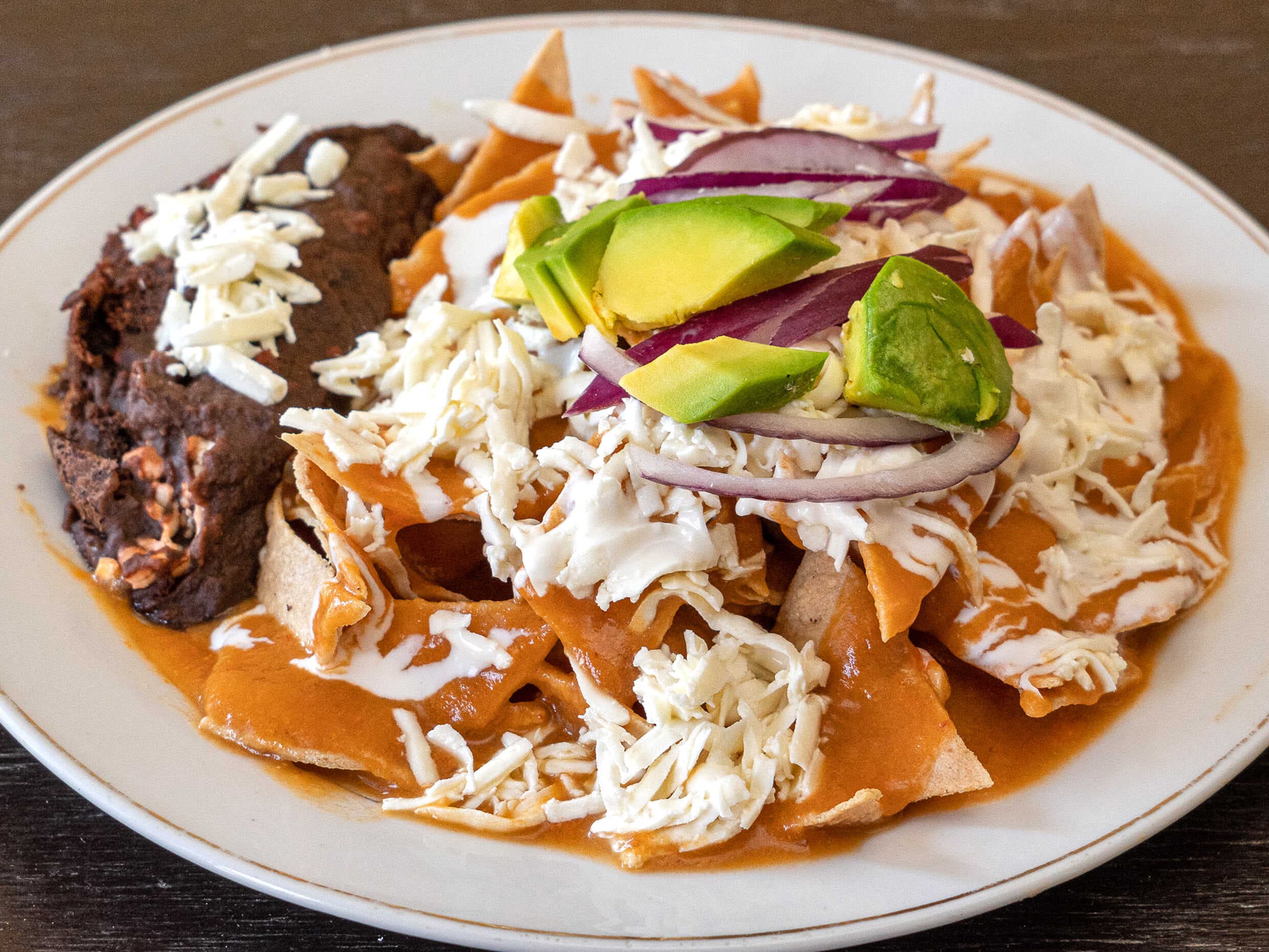 Chilaquiles en Crema de Chipotle