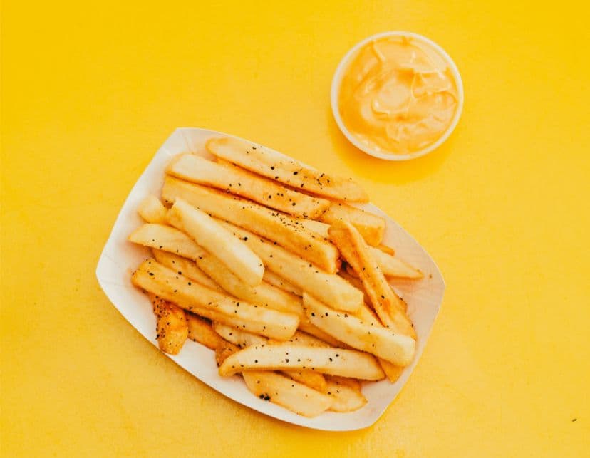 Papas Francesas Sazonadas con Queso