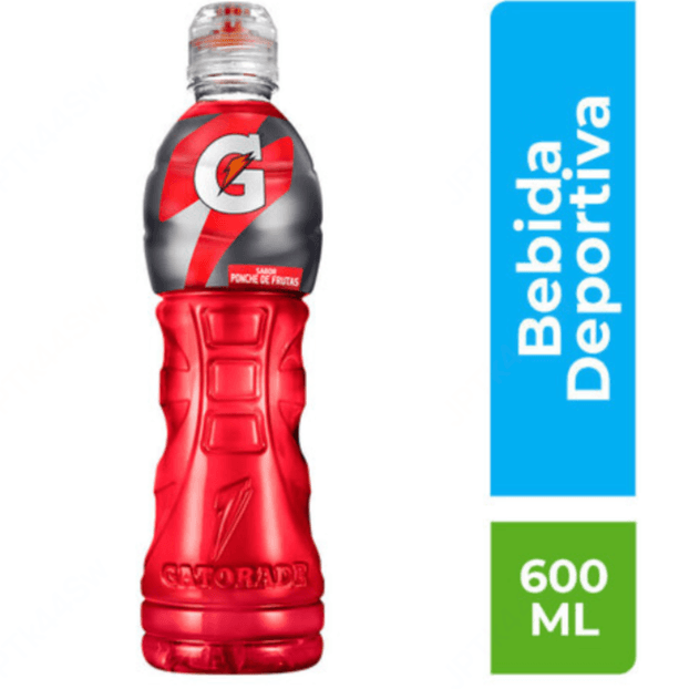 BEBIDA GATORADE PONCHE DE FRUTAS .600