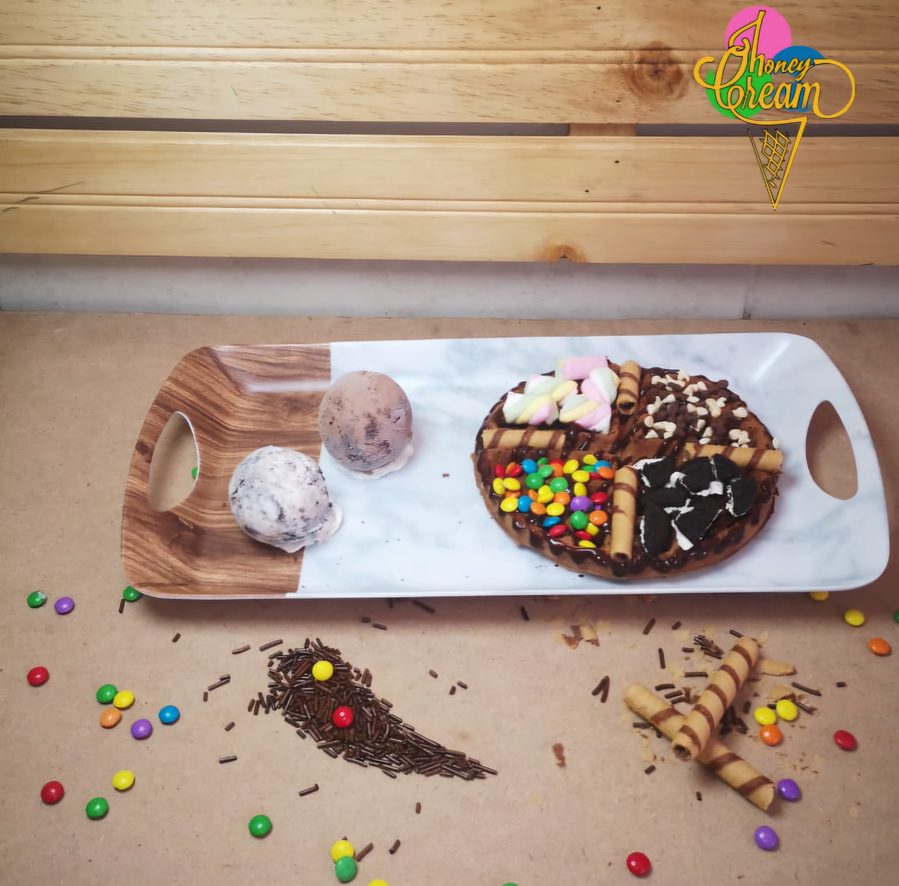 Waffle de Chocolate