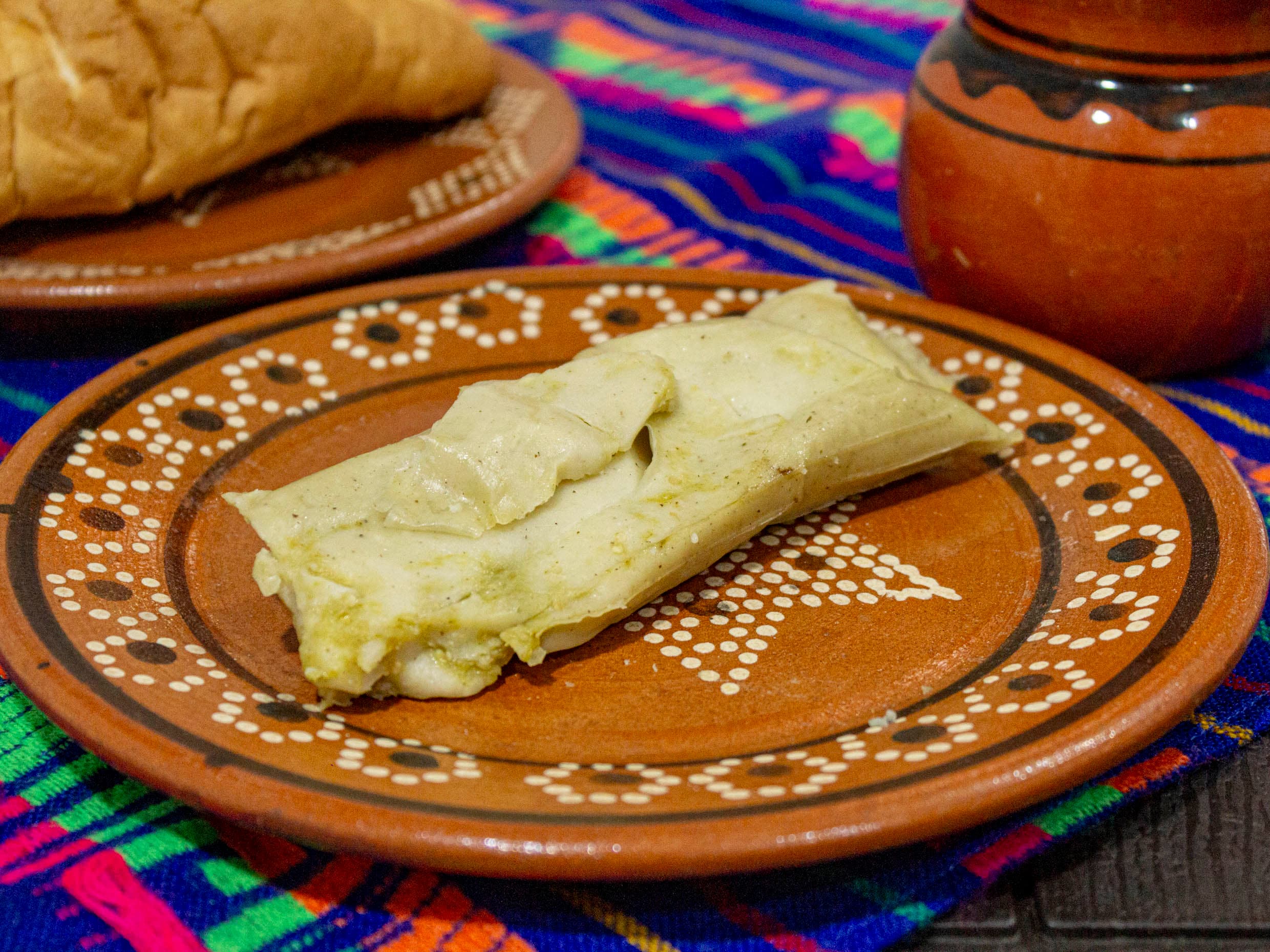 tamal verde de pollo