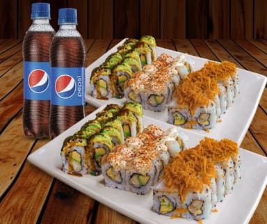 60 Makis y 2 Pepsi