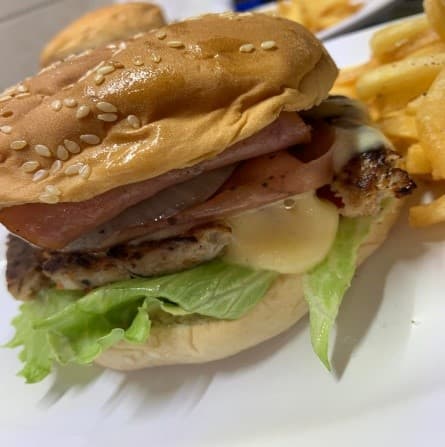 Hamburguesa de la casa