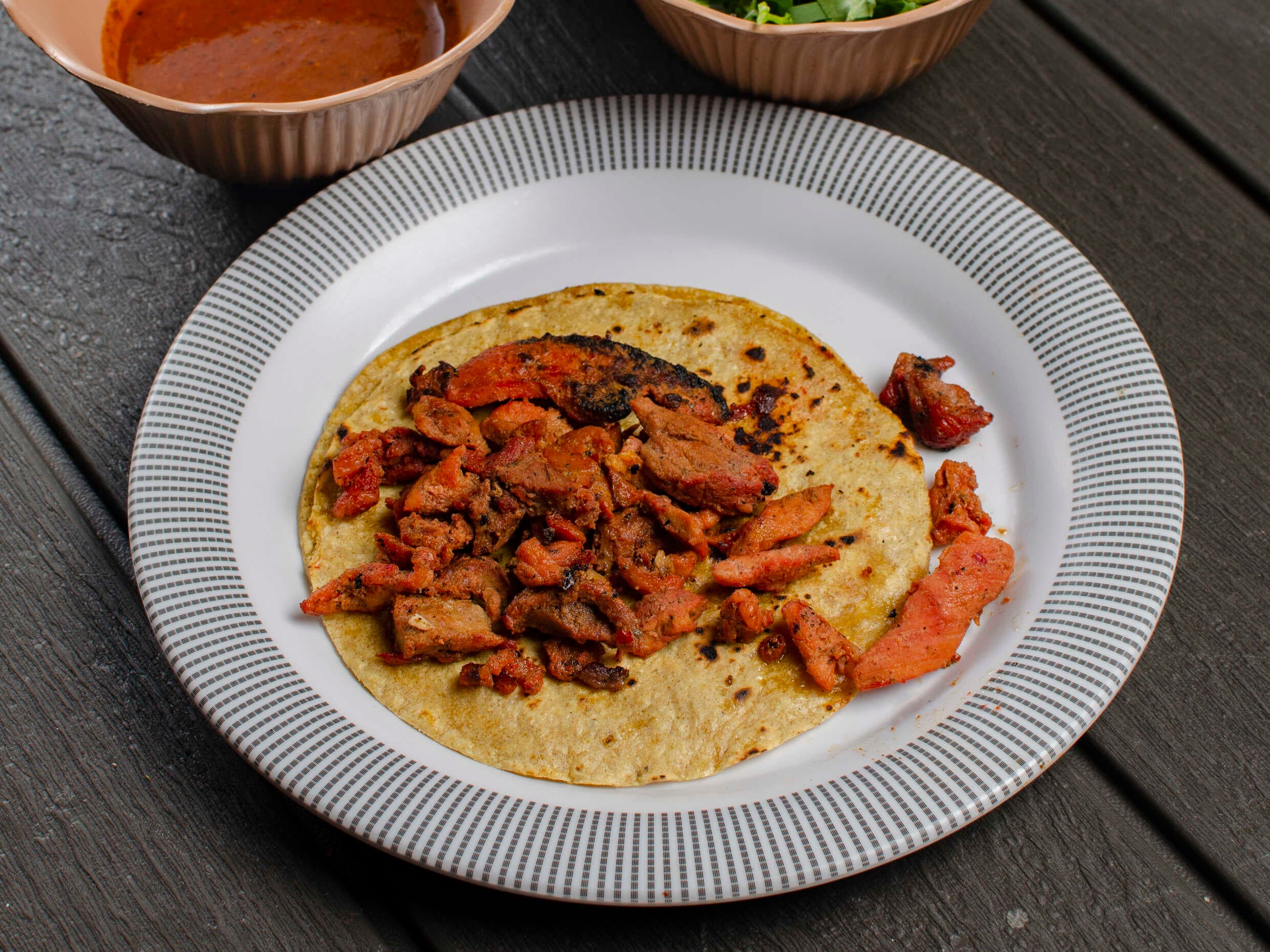 Taco de Enchilada maiz