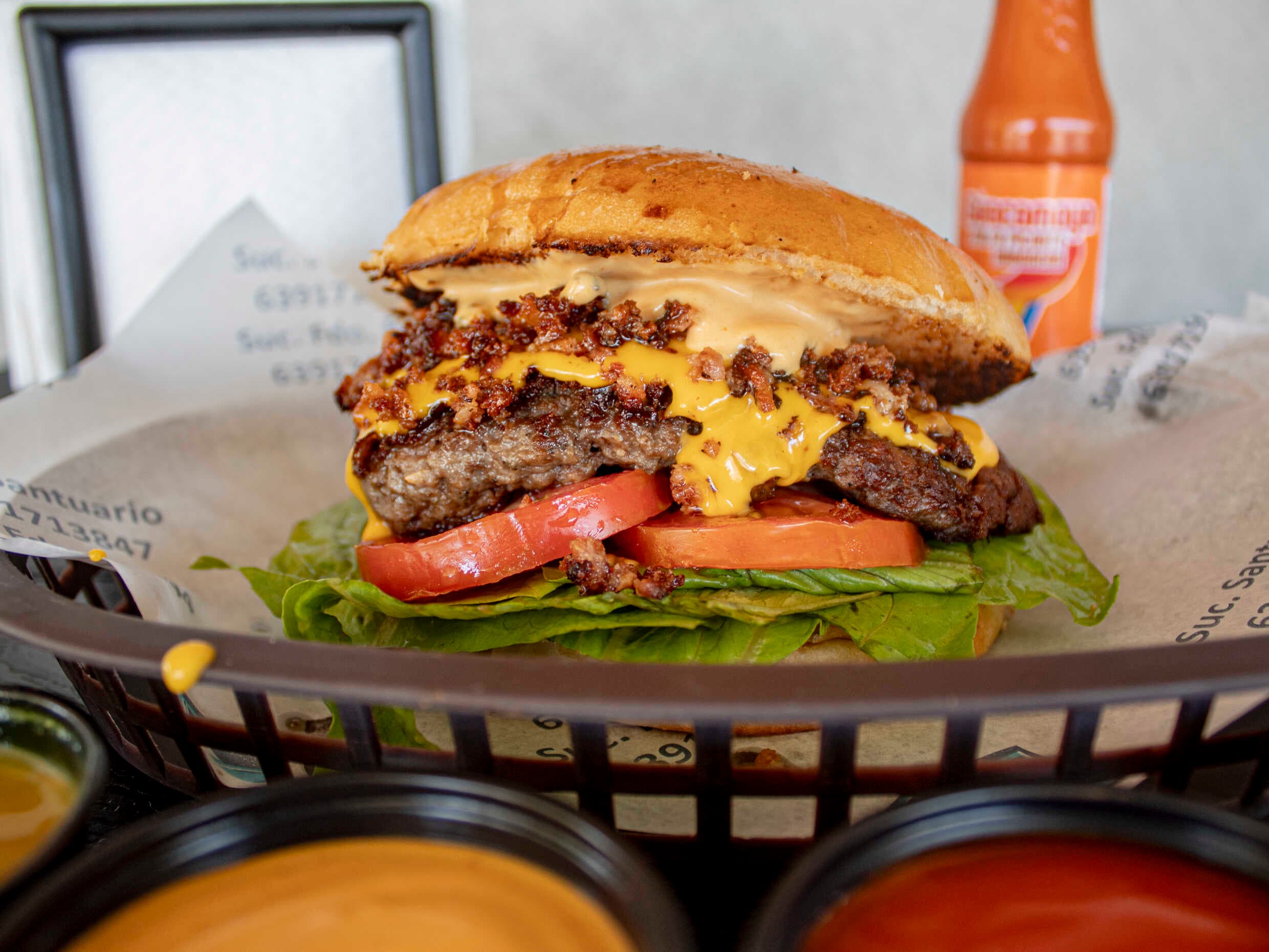 Hamburguesa Volcano
