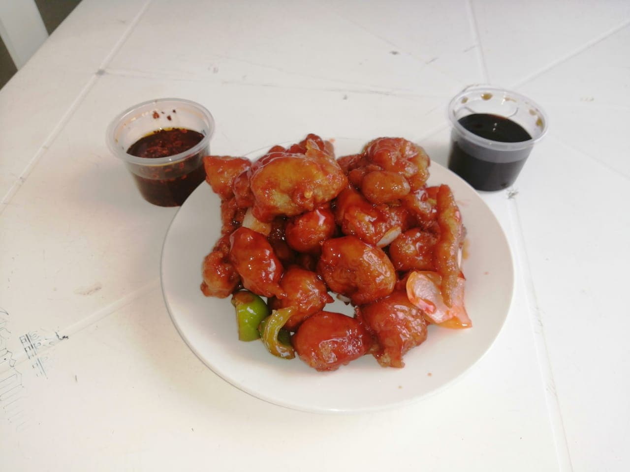 puerco en salsa agridulce