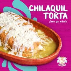 Combo Torta de chilaquiles con guiso+ Bebida