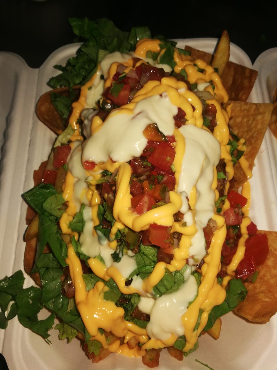 Nachos de Carne o Pollo