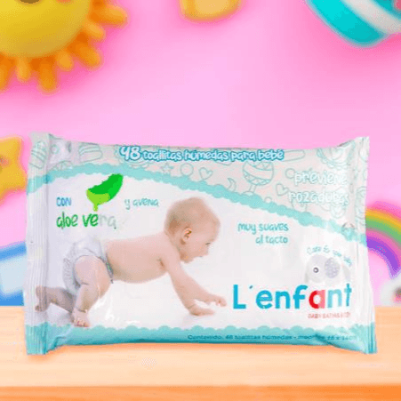 Toallitas Húmedas para Bebé 48 Piezas