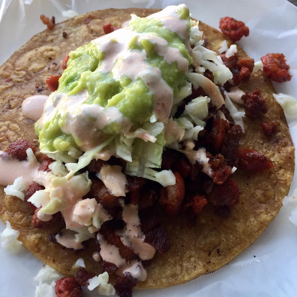 Taco Adobada Tortilla de Maiz