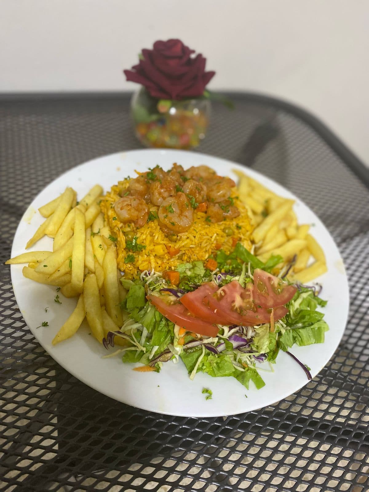 Arroz con Camarones