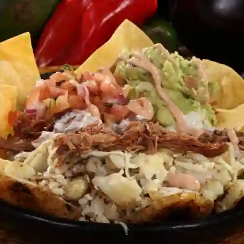 Papa Asada con bebida Gratis