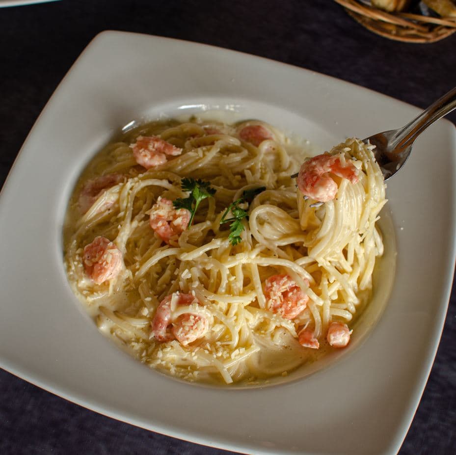 Pasta Camarones