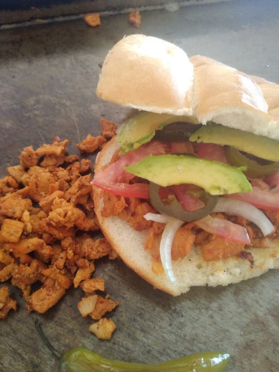Torta de Bistec Adobado