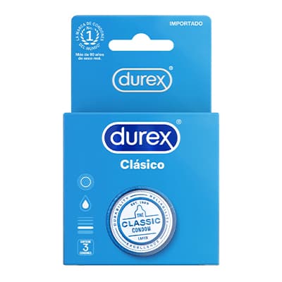 Preservativo Natural Durex Caja 3 uds