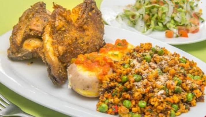 Bandeja Personal Pepitoria  con Arroz