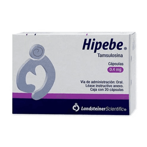 Hipebe Tamsulosina 0.4 mg 20 Capsulas