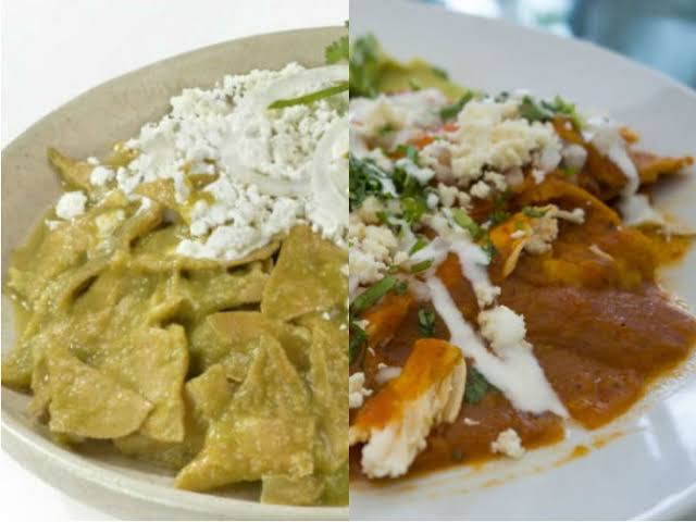 Chilaquiles con Pollo