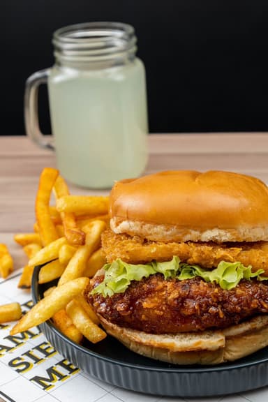 Combo BBQ Burger Doble