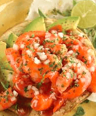 Tostada de Camarón