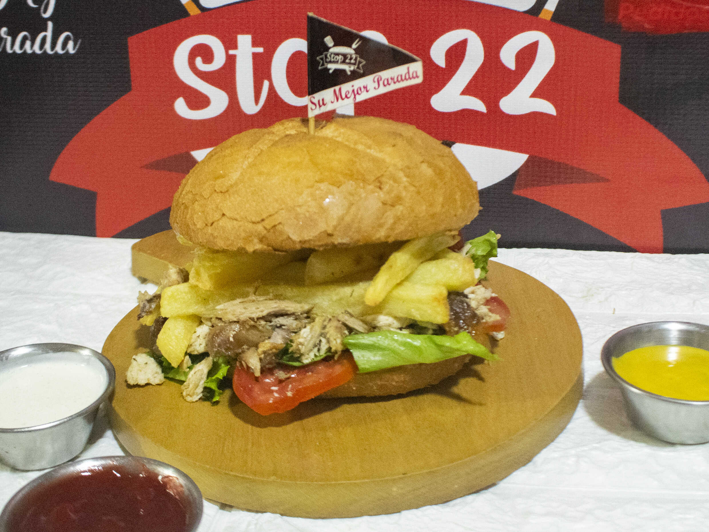 Hamburguesa Clásica de Pollo