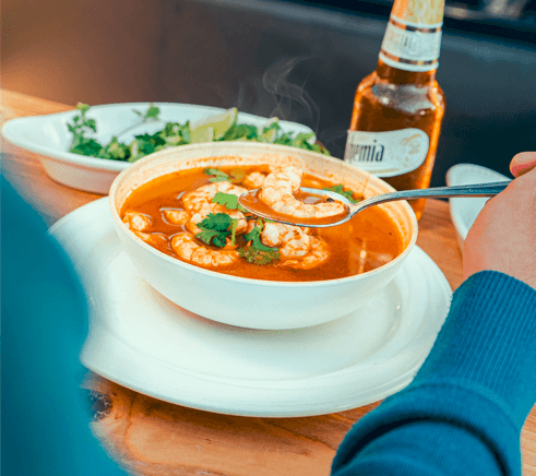 Caldo de Camarón