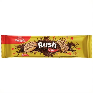 Galleta Rush Chips Gallito 97 g