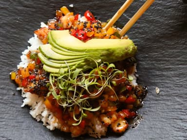 Donburi Teriyaki "Verduras"