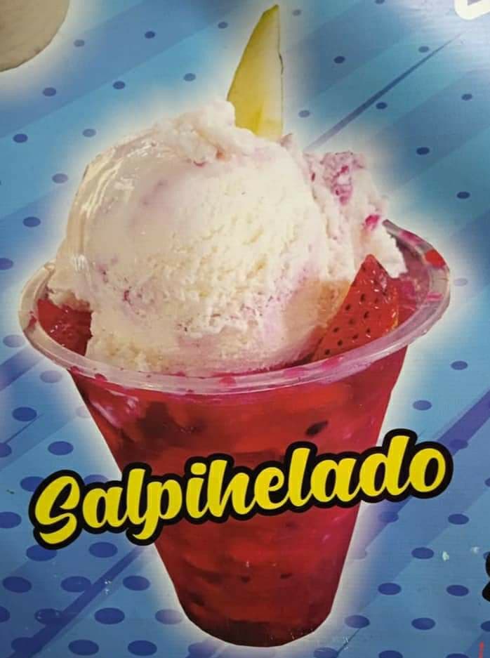 Combo Fresas con Helado y Crema+SalpiheladoMediano