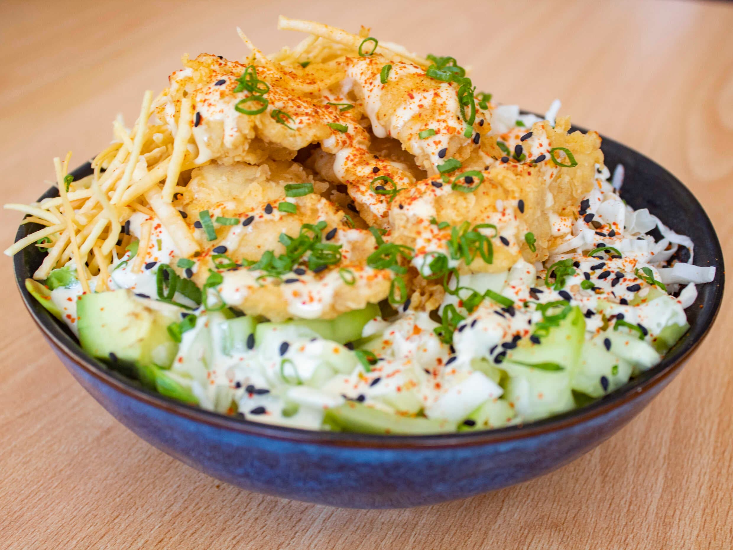 Poke Bowl Chicken Crispy