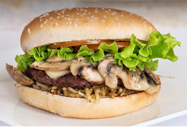 Hamburguesa champiñones