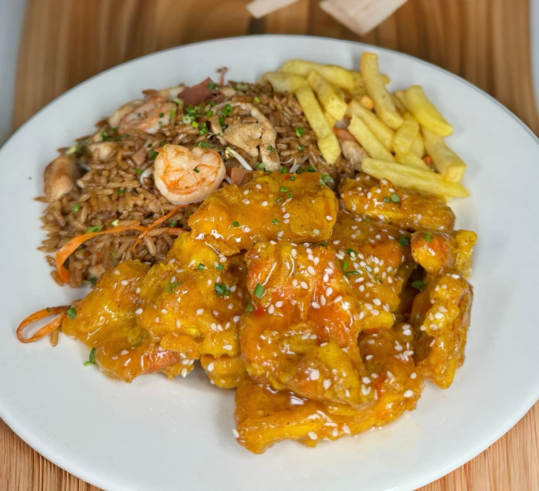 Arroz Chino Personal + Pollo Agridulce