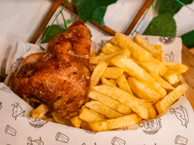 1/4 de Pollo a la Brasa