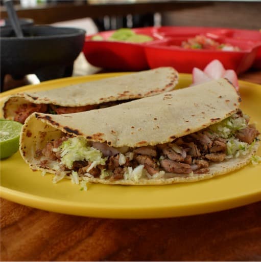 Tacos de Maíz de Asada